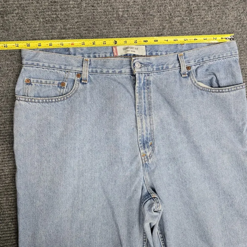 Vintage Levi's 560 Comfort Fit Jeans Mens Measures 41x31 Tapered Leg Tag 42x32